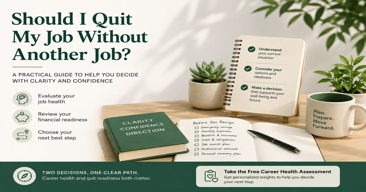 Should I Quit My Job Without Another Job decision guide